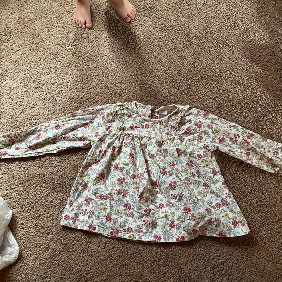 Kids Virgil kids brand long sleeve floral print shirt - Picture 4 of 4